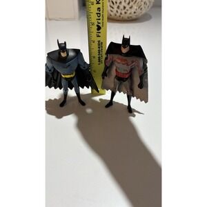 DC Comics Batman Action Figures Lot 2 Toy Biz 1997 Mattel Animated‎ Series